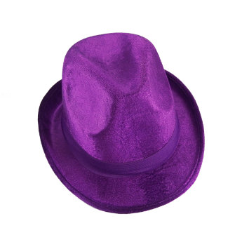 Шляпа федора фиолетовая