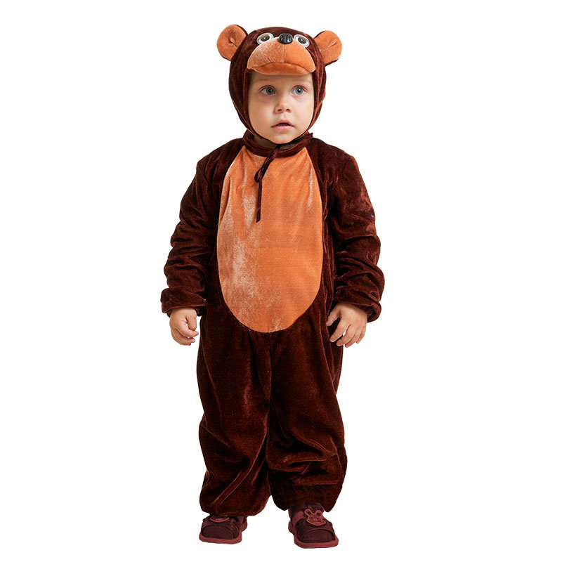 Карнавальный костюм для мальчика Медвежонок Бурый 3, распродажа