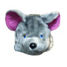 Карнавальная шапочка Мышонок  серый с розовыми ушками С2005