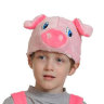 карнавальная шапочка для мальчика или девочки Поросенок 4057